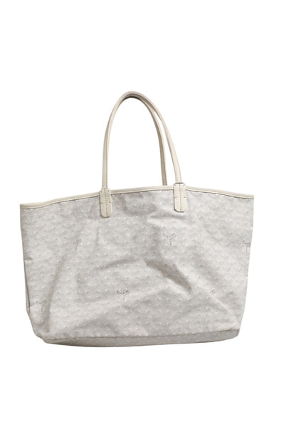 Saint Louis PM Tote Bag in Goyardine Canvas White