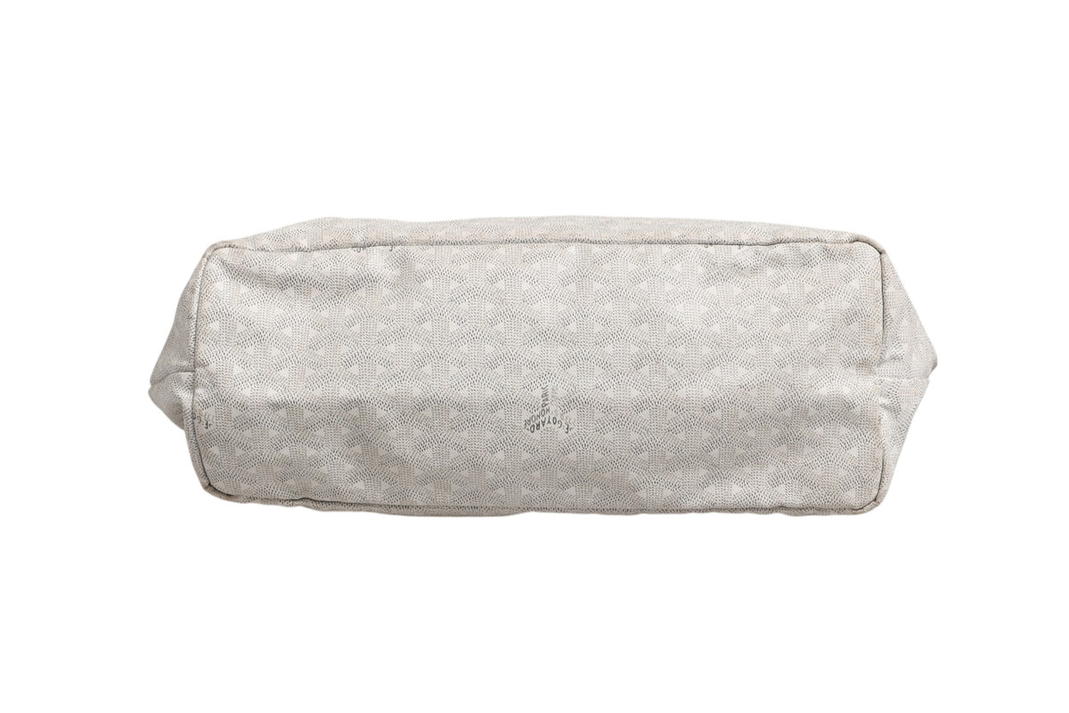 Saint Louis PM Tote Bag en Goyardine Canvas Blanc