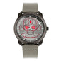 Police Gray Leather Dress Watch