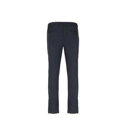Herno Blue Elastane Casual Pants