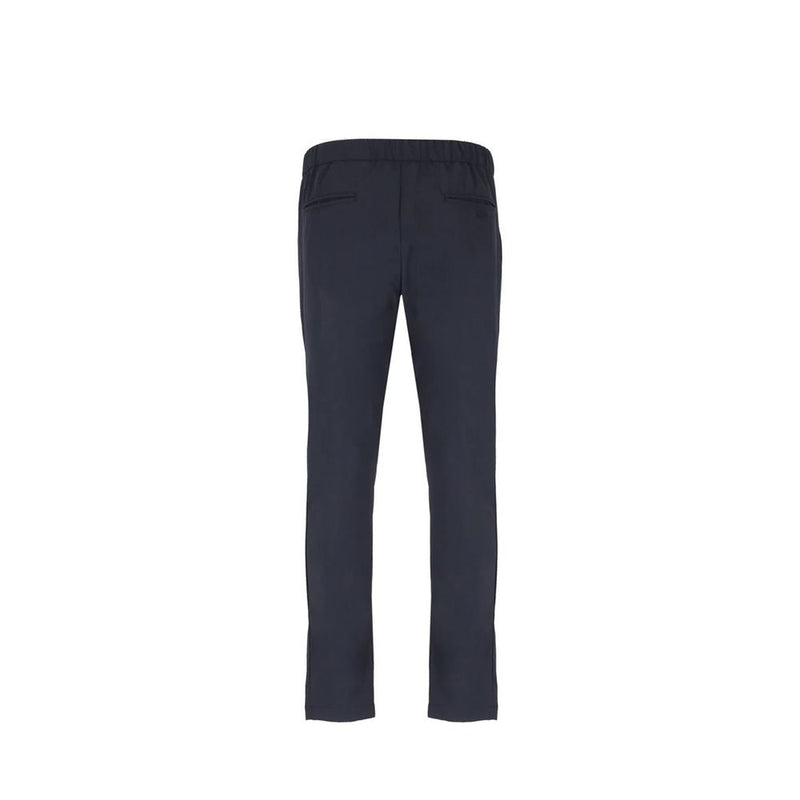Herno Blue Elastane Casual Pants for Men