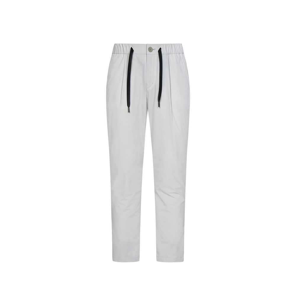 Herno Gray Elastane Casual Pants for Men