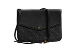 Louis Vuitton Monogram Empreinte Twice Bag - Black
