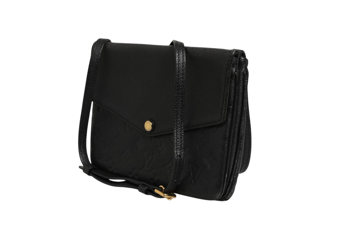 Louis Vuitton Monogram Empreinte Twice Bag - Black