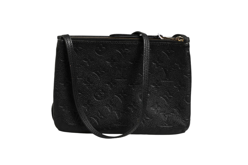 Louis Vuitton Monogram Empreinte Twice Bag - Black