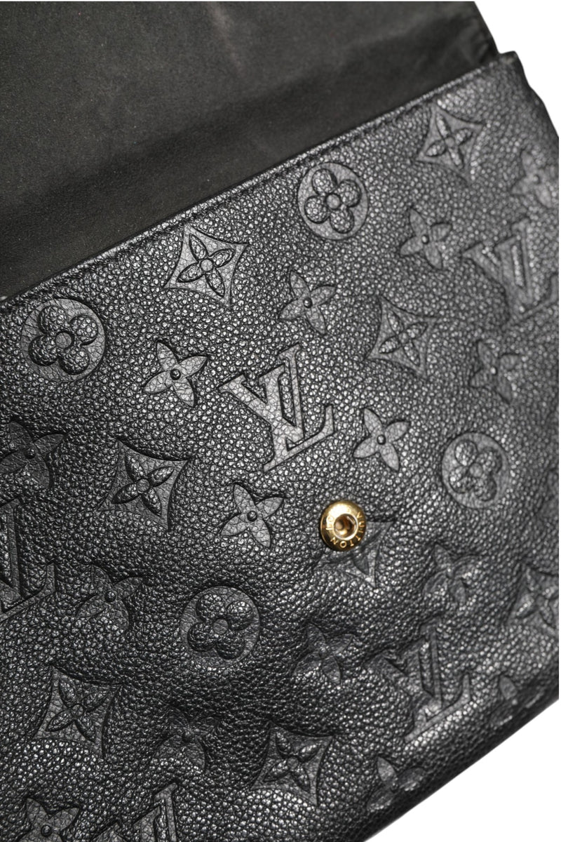 Louis Vuitton Monogram Empreinte Twice Bag - Black