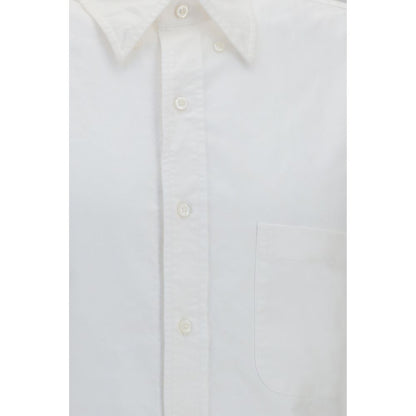 Thom Browne White Cotton Shortsleeve Shirt