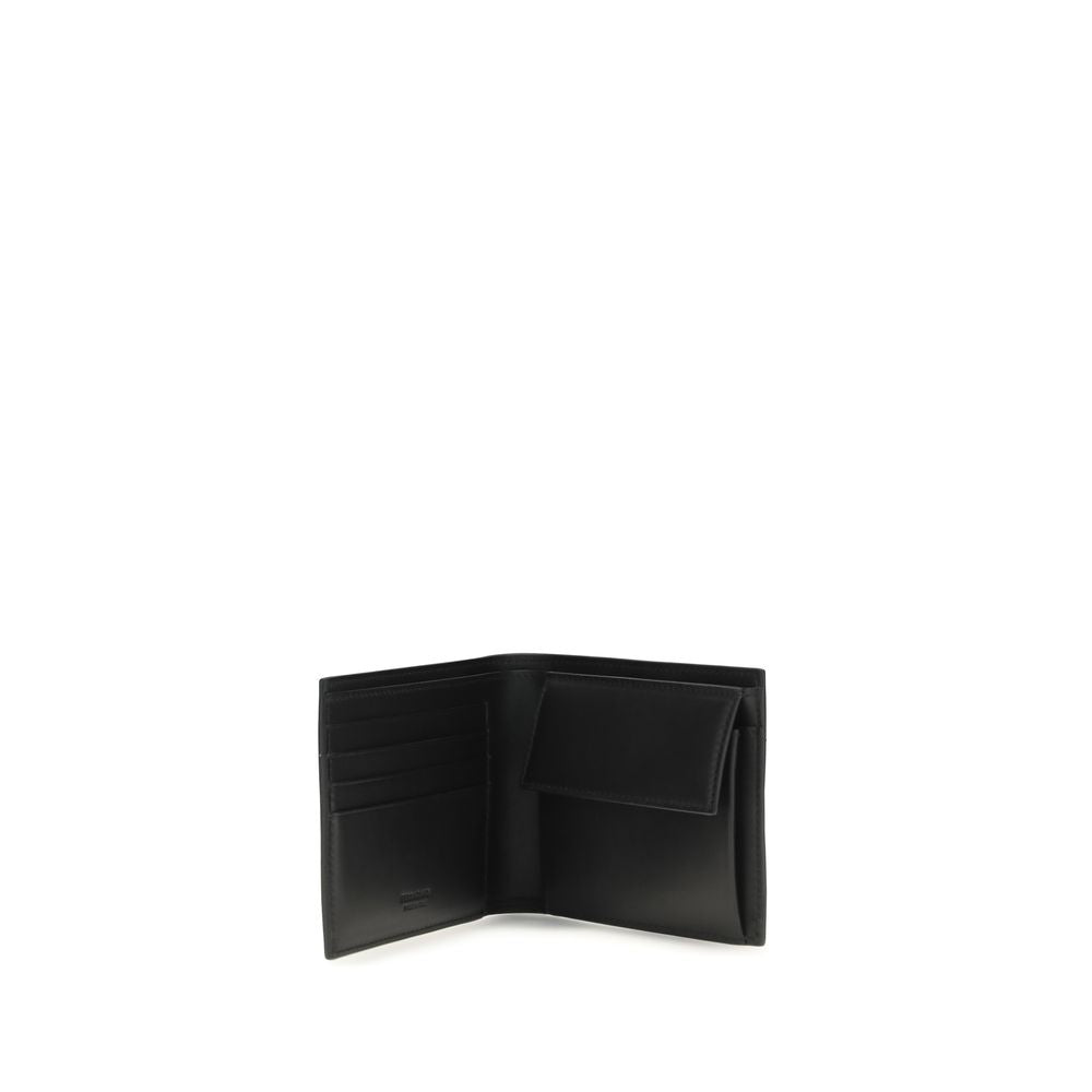 Ferragamo Black Lamb Ovis Aries Wallet