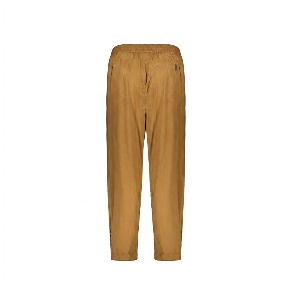 Herno Brown Elastane Casual Pants for Women