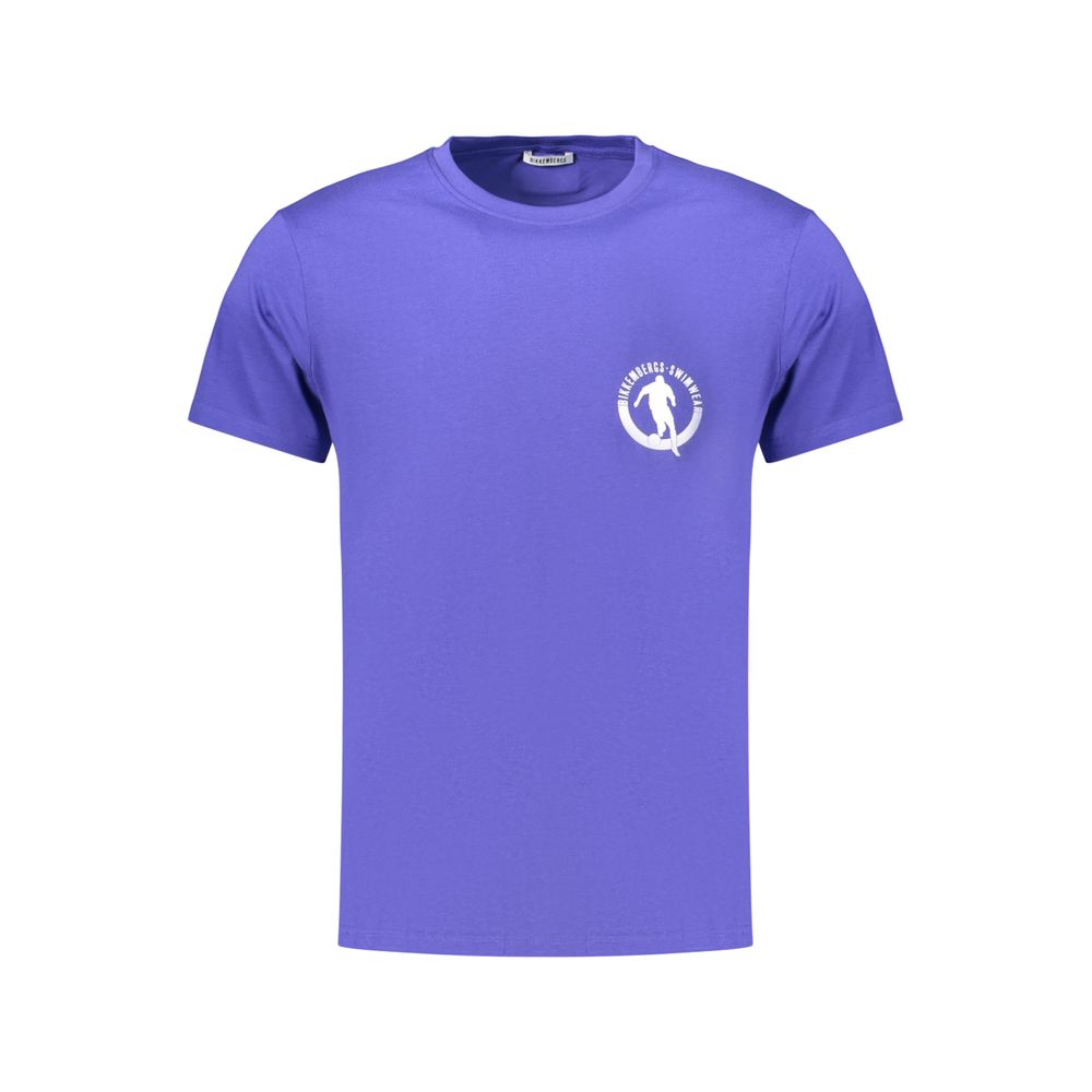 Bikkembergs Pupino Blue Cotton Men's T-Shirt