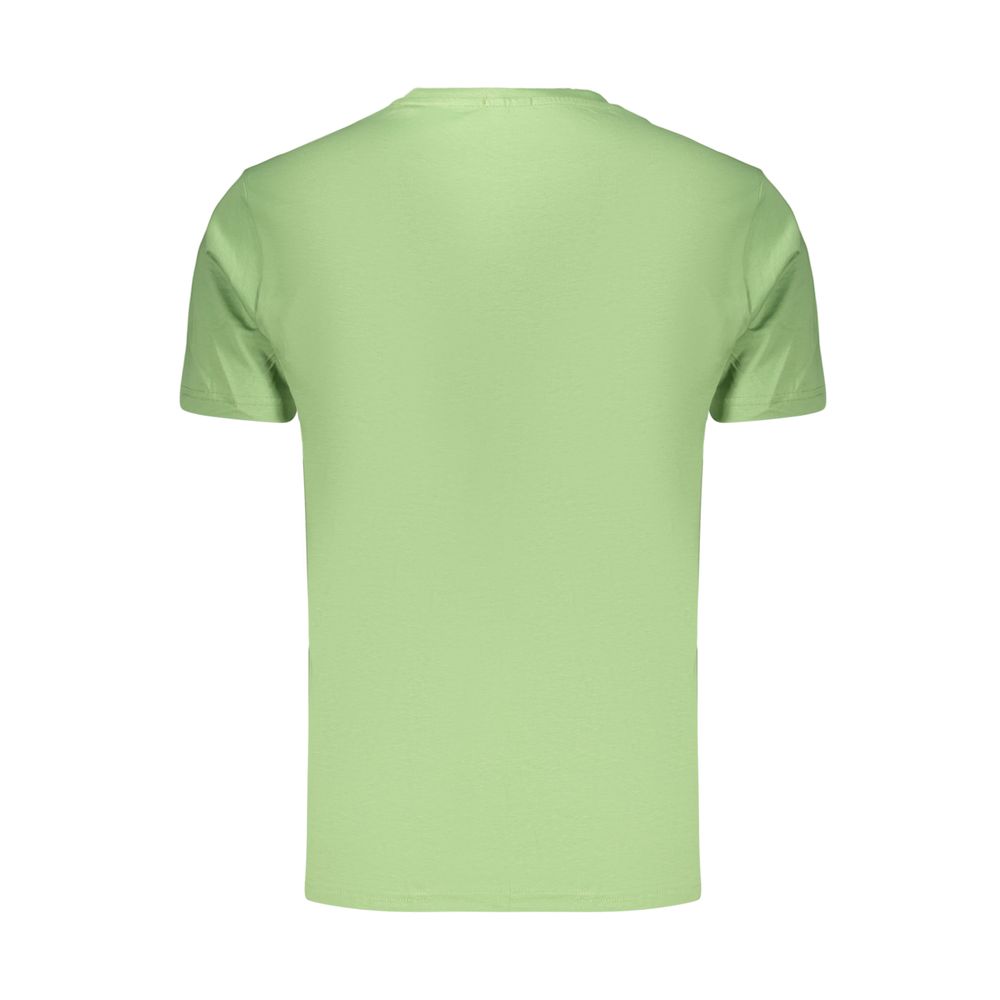 Coveri Moving Verde Cotton Men's T-Shirt - Stylish & Comfortable
