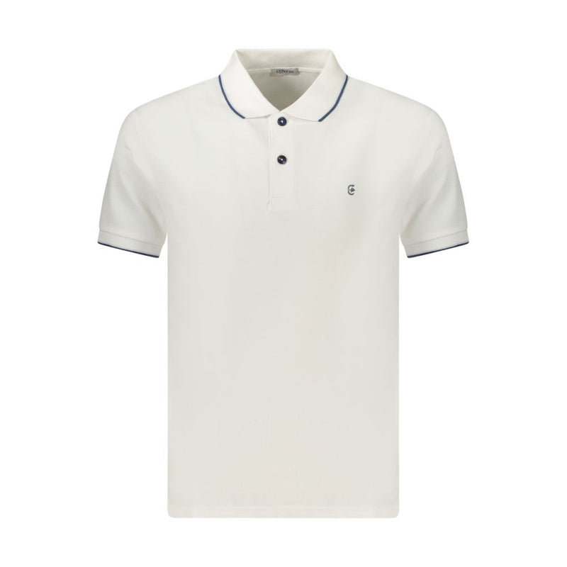 Coveri Moving Bianco Polo en Coton pour Hommes