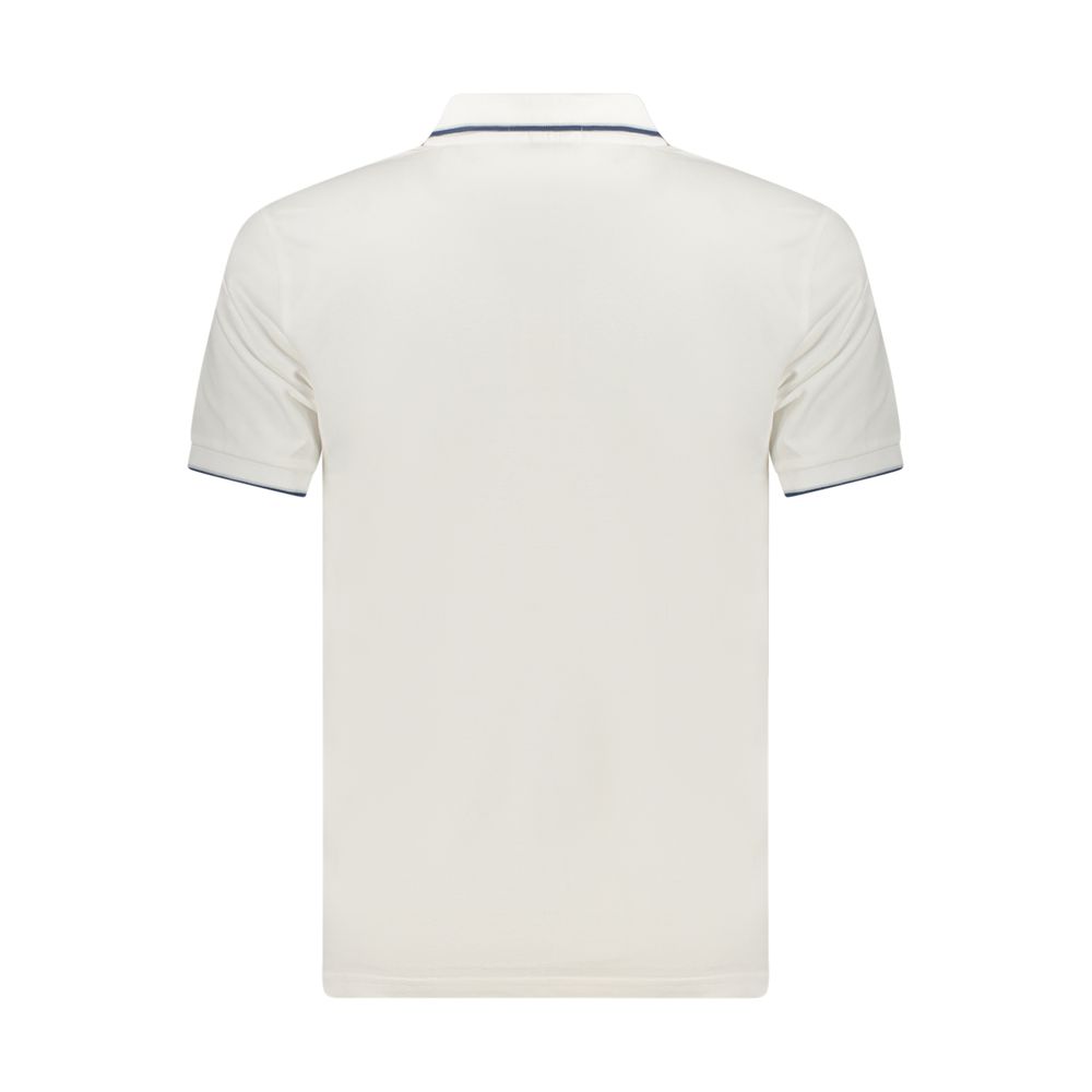 Coveri Moving Bianco Polo en Coton pour Hommes