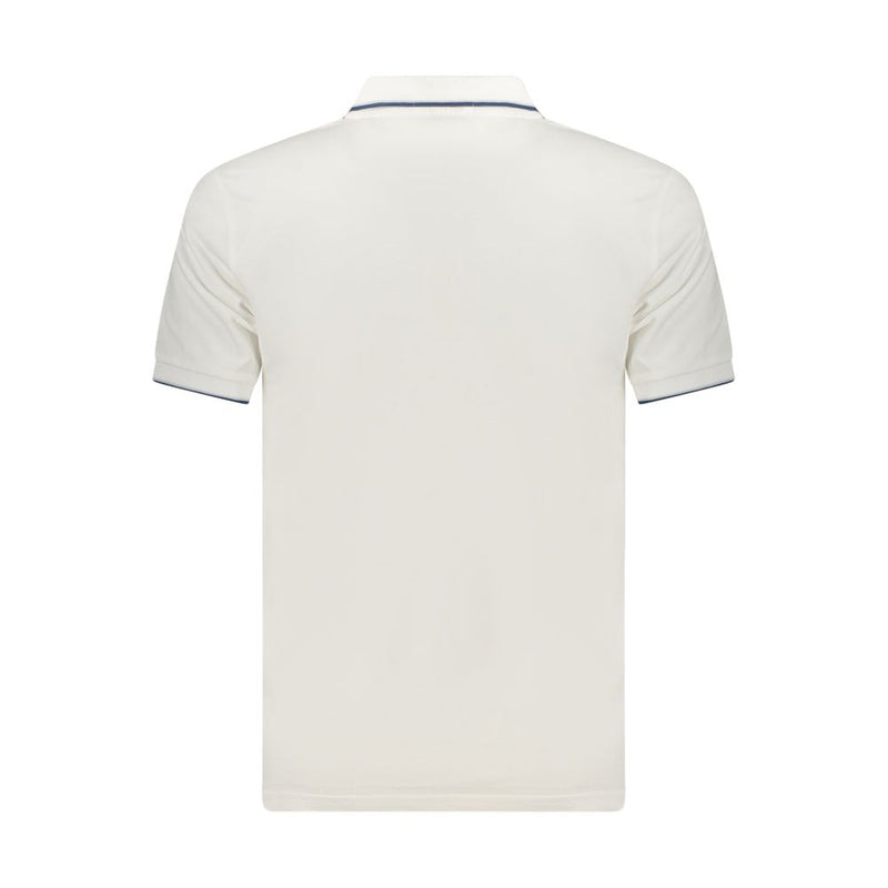 Coveri Moving Bianco Polo en Coton pour Hommes
