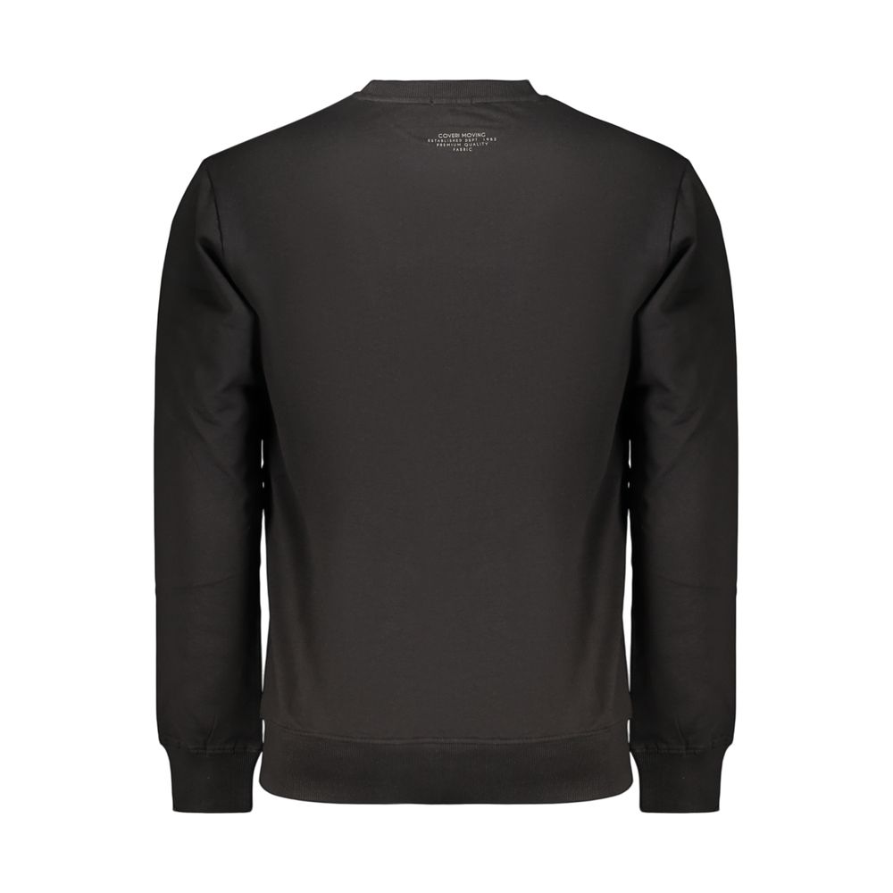 Sweatshirt en Coton Noir pour Hommes - Coveri Moving