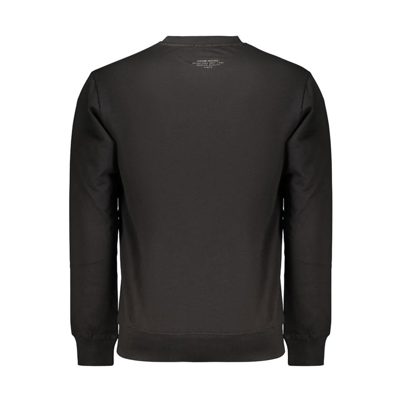 Sweatshirt en Coton Noir pour Hommes - Coveri Moving
