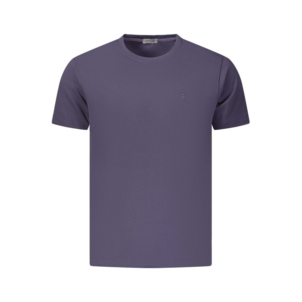 Coveri Moving Blue Cotton Men's T-Shirt - Stylish Comfort