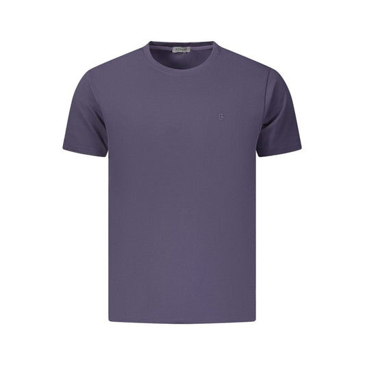 Coveri Moving Blue Cotton Men's T-Shirt - Stylish Comfort