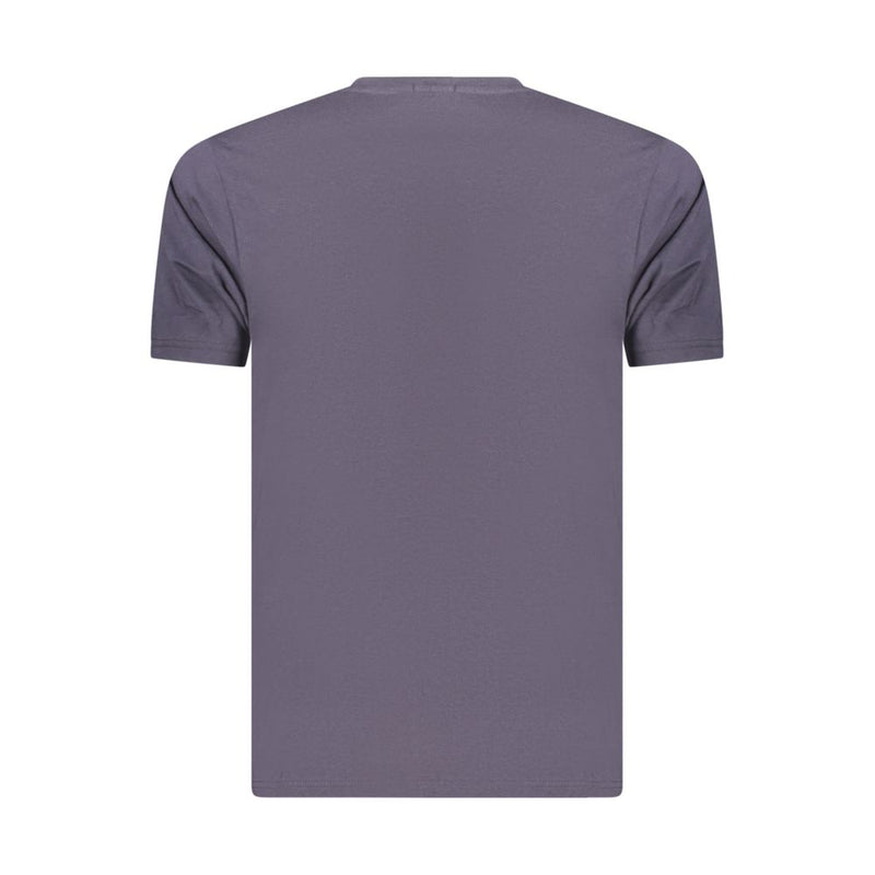 Coveri Moving Blue Cotton Men's T-Shirt - Stylish Comfort