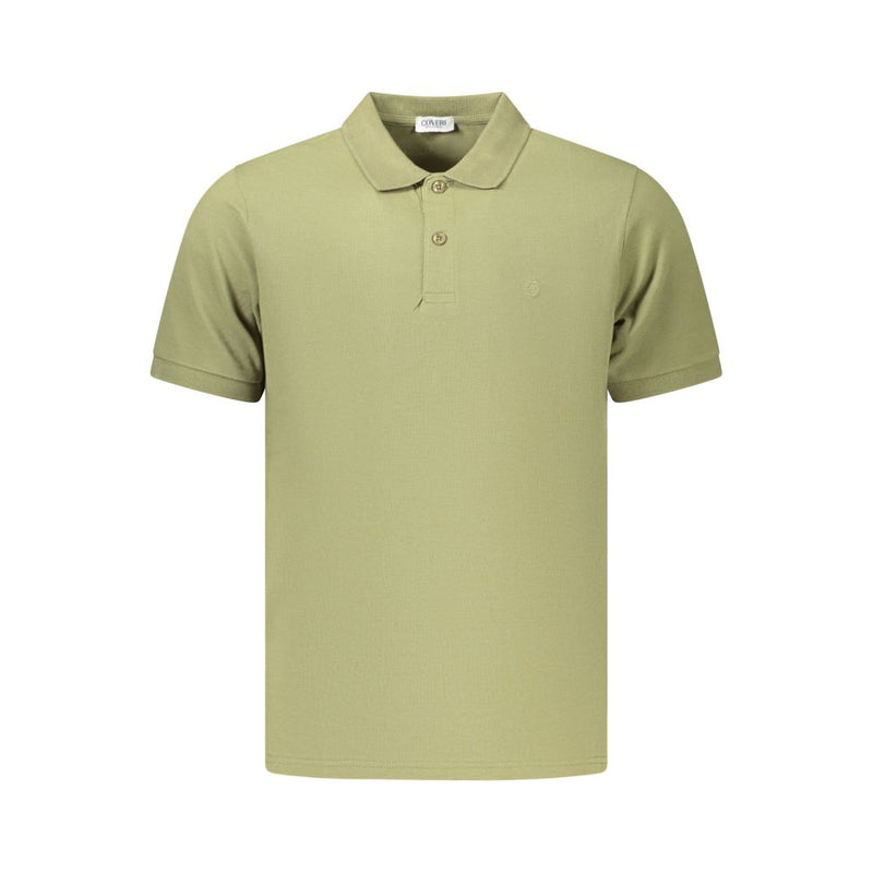 Coveri Moving Green Cotton Men's Polo Shirt