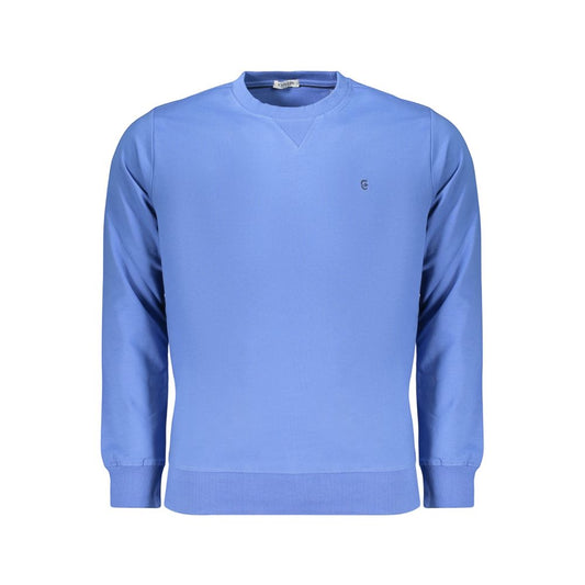Coveri Moving Blue Cotton Men's Sweatshirt - Trendy & Comfortable