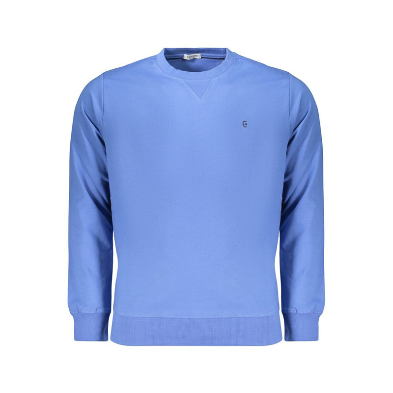 Coveri Moving Blue Cotton Men's Sweatshirt - Trendy & Comfortable