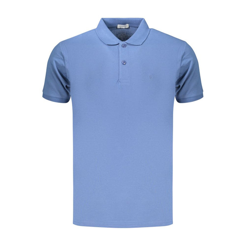 Coveri Moving Blue Cotton Men's Polo Shirt