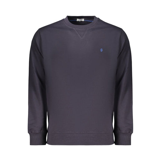 Coveri Moving Blue Cotton Men's Sweatshirt - Stylish Comfort