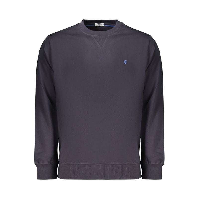 Coveri Moving Blue Cotton Men's Sweatshirt - Stylish Comfort
