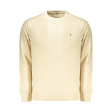 Coveri Moving Beige Cotton Men's Sweatshirt - Stylish Comfort