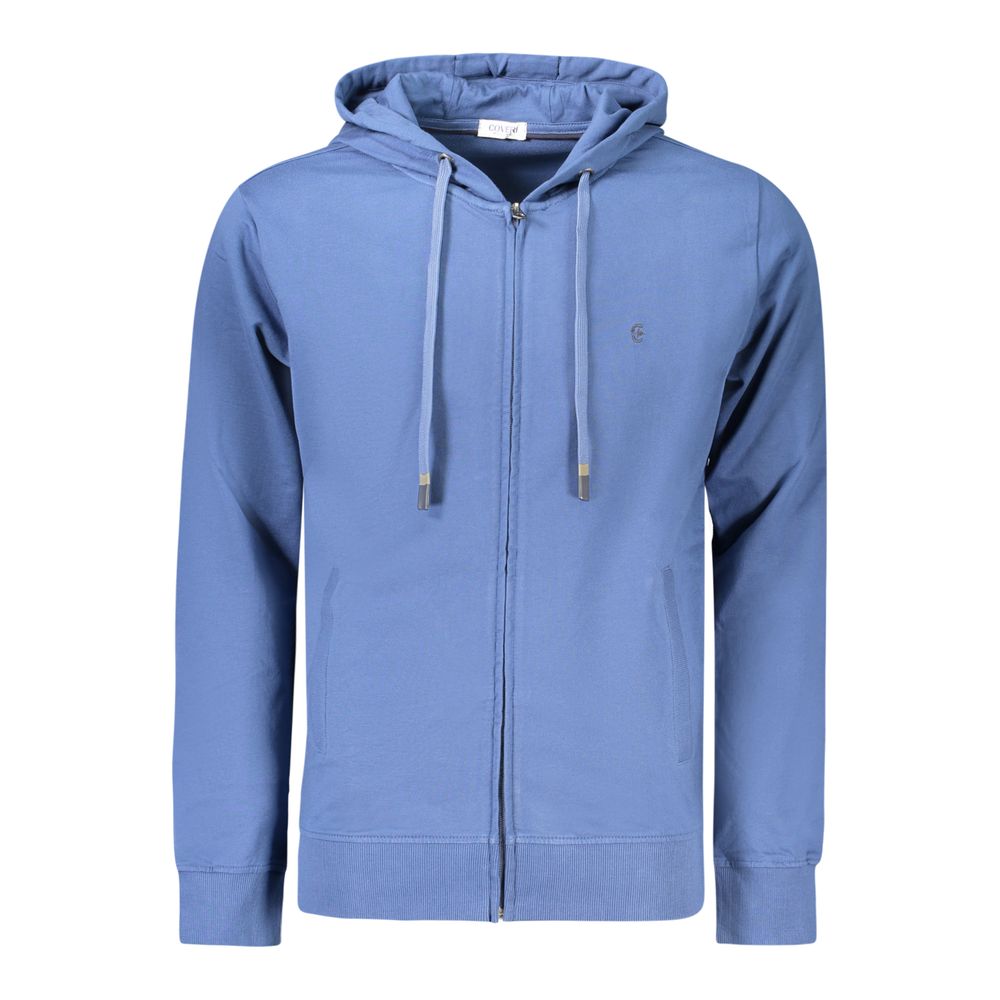 Coveri Moving Blue Cotton Men's Sweatshirt - Stylish Comfort