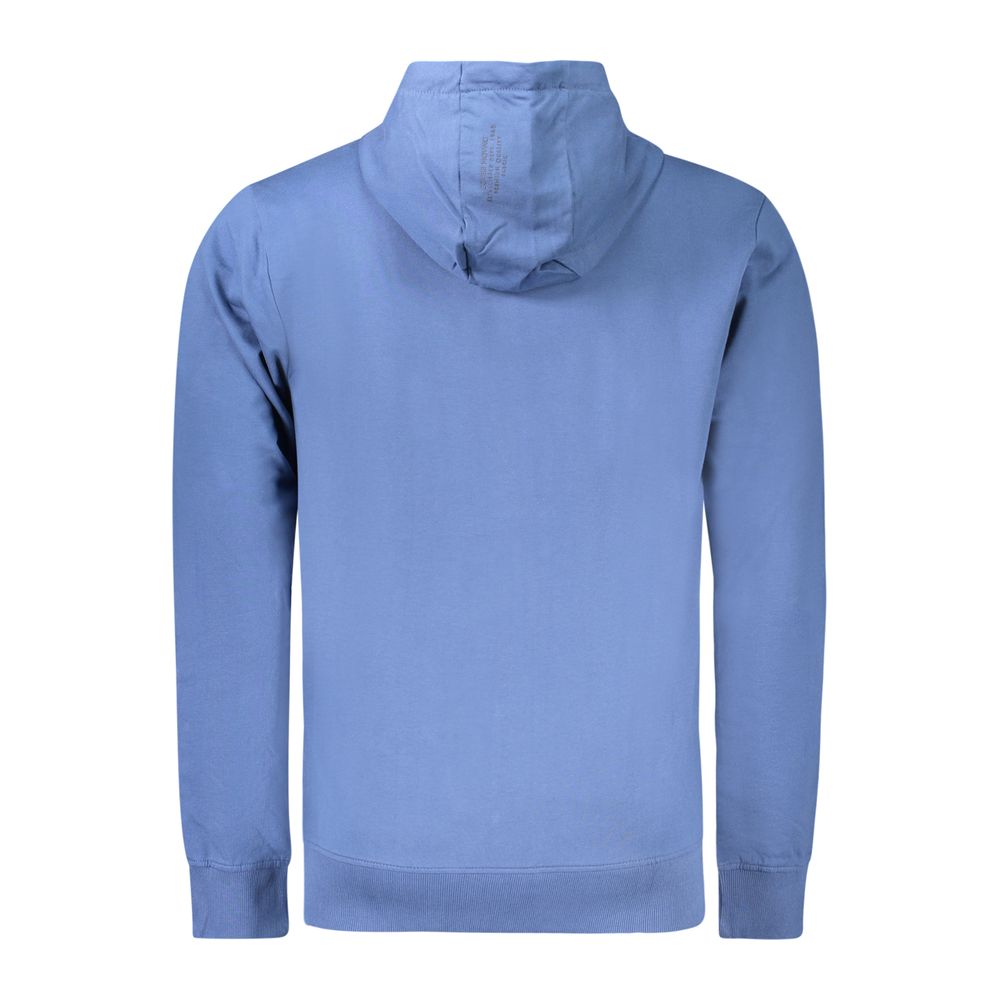 Coveri Moving Blue Cotton Men's Sweatshirt - Stylish Comfort