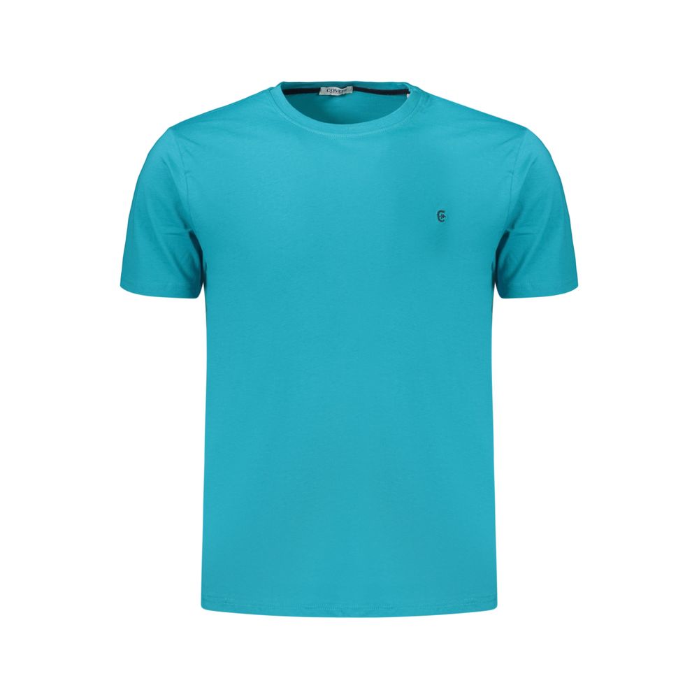 T-shirt en coton pour homme Coveri Moving Azzurro