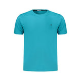 T-shirt en coton pour homme Coveri Moving Azzurro