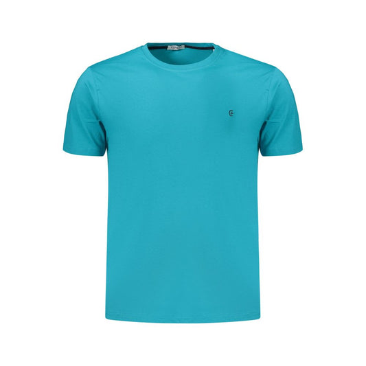 T-shirt en coton pour homme Coveri Moving Azzurro