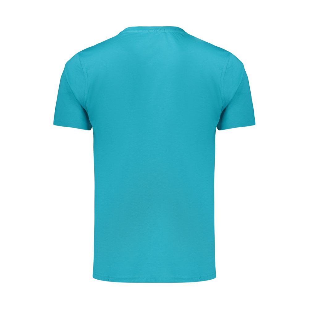 T-shirt en coton pour homme Coveri Moving Azzurro