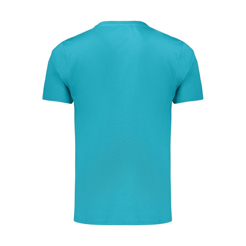 T-shirt en coton pour homme Coveri Moving Azzurro