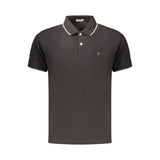 Coveri Moving Black Cotton Men's Polo - Stylish & Comfortable