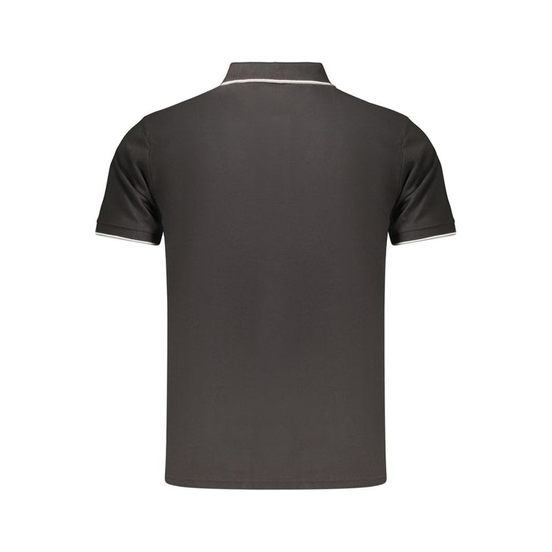 Coveri Moving Black Cotton Men's Polo - Stylish & Comfortable