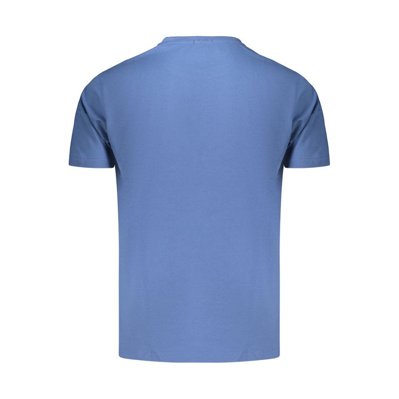 Coveri Moving Blue Cotton Men's T-Shirt - Stylish & Comfortable