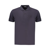 Coveri Moving Blue Cotton Men's Polo - Classic Style