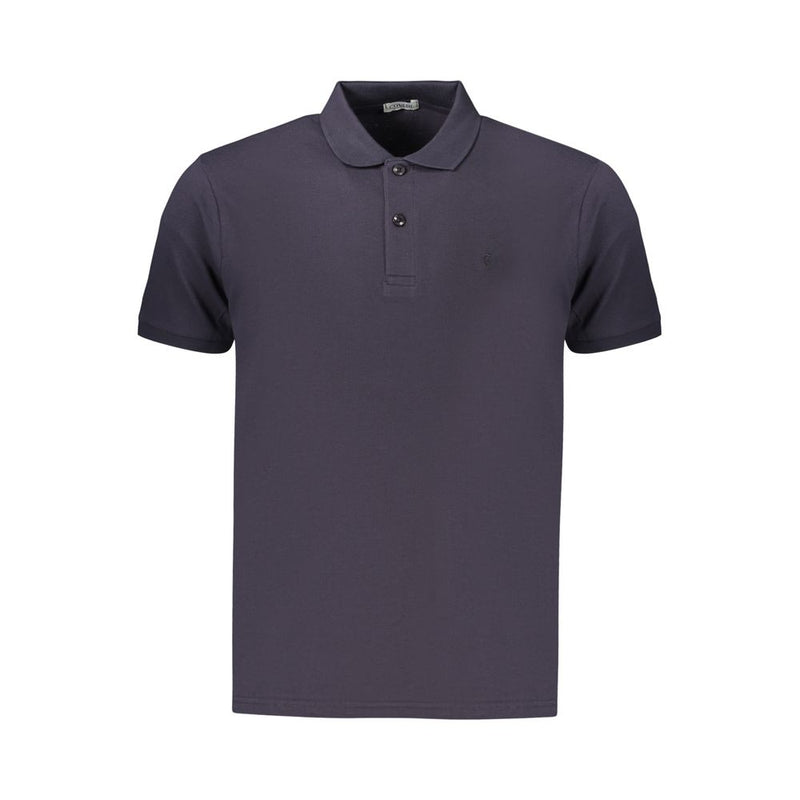 Coveri Moving Blue Cotton Men's Polo - Classic Style