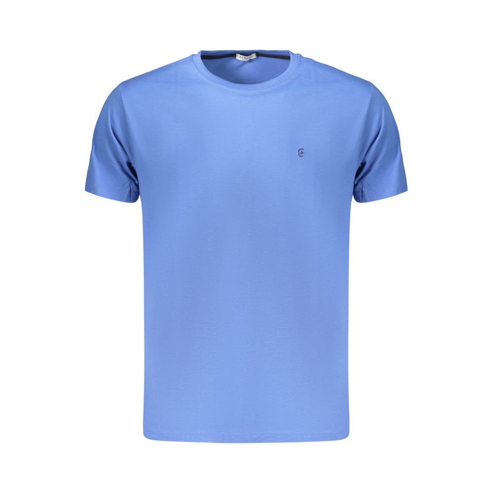 Coveri Moving Blue Cotton Men's T-Shirt - Stylish Comfort