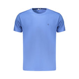 Coveri Moving Blue Cotton Men's T-Shirt - Stylish Comfort