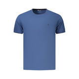 Coveri Moving Blue Cotton Men's T-Shirt - Stylish & Comfortable