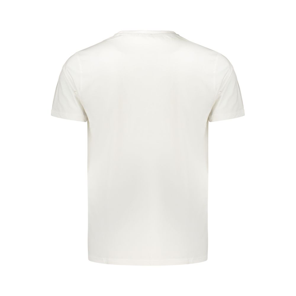 Coveri Moving Bianco T-Shirt en Coton pour Homme