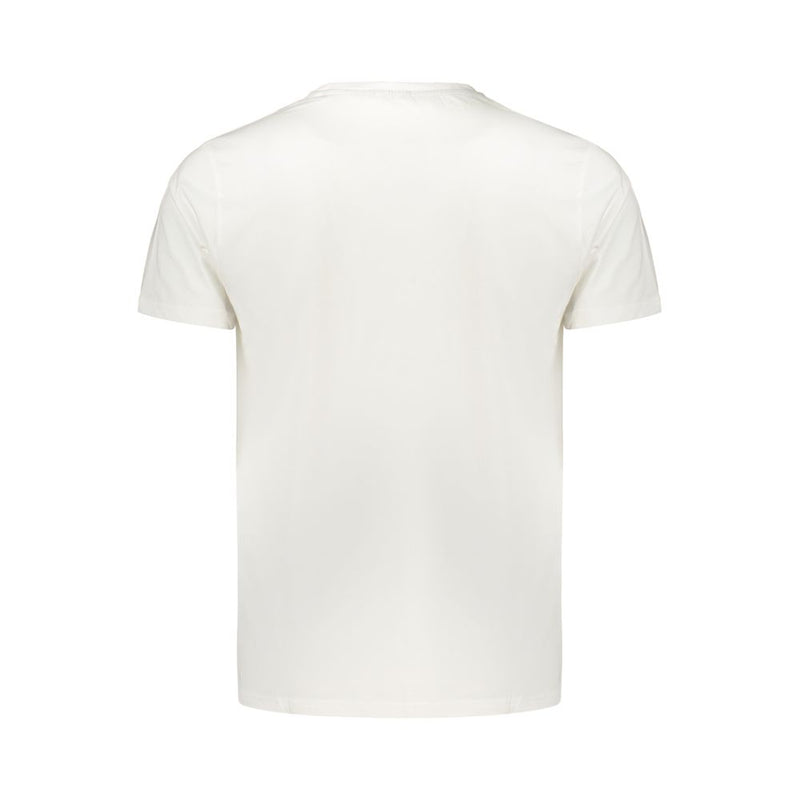 Coveri Moving Bianco T-Shirt en Coton pour Homme
