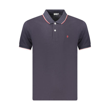 Coveri Moving Blue Cotton Men's Polo