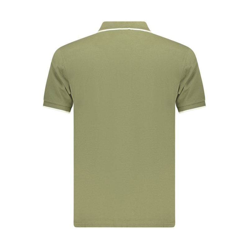Coveri Moving Green Cotton Men's Polo Shirt