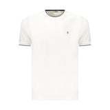 Coveri Moving White Cotton Men's T-Shirt - Stylish & Comfortable